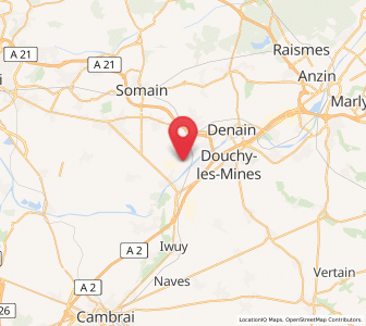 Map of Rœulx, Hauts-de-France