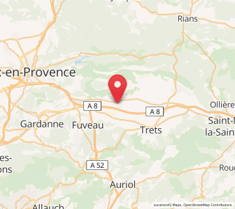 Map of Rousset, Provence-Alpes-Côte d'Azur
