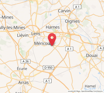 Map of Rouvroy, Hauts-de-France