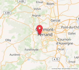 Map of Royat, Auvergne-Rhône-Alpes