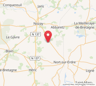 Map of Saffré, Pays de la Loire