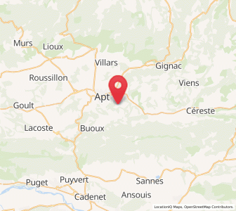 Map of Saignon, Provence-Alpes-Côte d'Azur