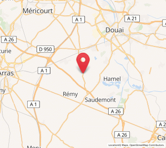 Map of Sailly-en-Ostrevent, Hauts-de-France