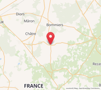 Map of Saint-Août, Centre