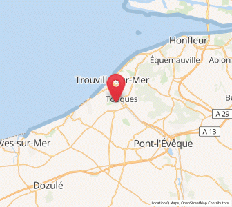 Map of Saint-Arnoult, Normandy