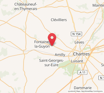 Map of Saint-Aubin-des-Bois, Centre