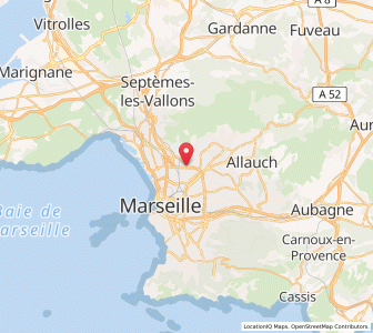 Map of Saint-Barthélémy, Provence-Alpes-Côte d'Azur