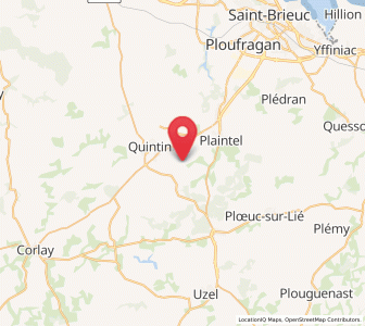 Map of Saint-Brandan, Brittany
