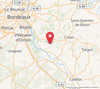 Map of Saint-Caprais-de-Bordeaux, Nouvelle-Aquitaine