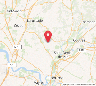 Map of Saint-Ciers-d'Abzac, Nouvelle-Aquitaine