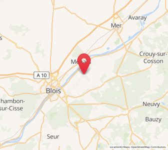 Map of Saint-Claude-de-Diray, Centre