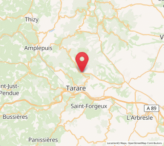 Map of Saint-Clément-sur-Valsonne, Auvergne-Rhône-Alpes