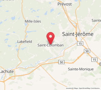 Map of Saint-Colomban, Pays de la Loire