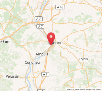 Map of Saint-Cyr-sur-le-Rhône, Auvergne-Rhône-Alpes