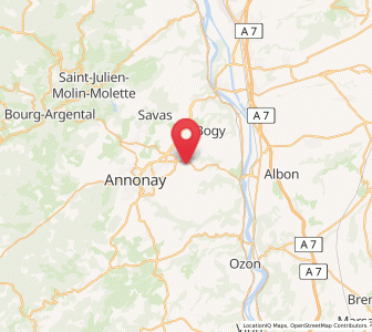 Map of Saint-Cyr, Auvergne-Rhône-Alpes