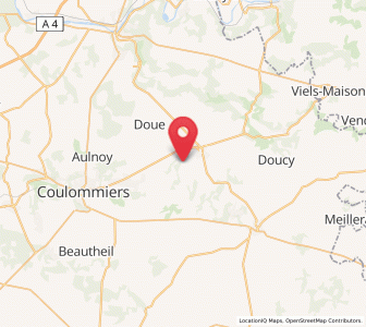 Map of Saint-Denis-lès-Rebais, Île-de-France