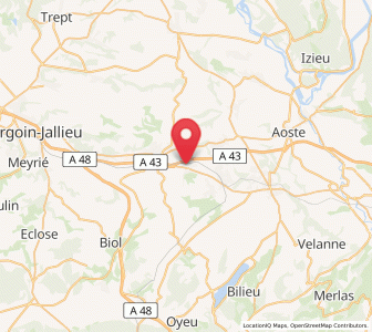 Map of Saint-Didier-de-la-Tour, Auvergne-Rhône-Alpes