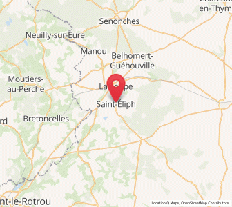 Map of Saint-Éliph, Centre