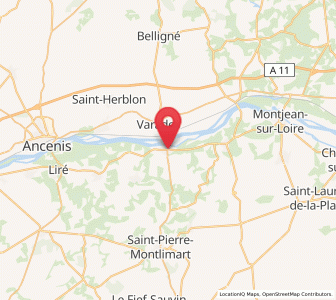 Map of Saint-Florent-le-Vieil, Pays de la Loire