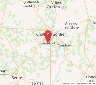 Map of Saint-Fort, Pays de la Loire