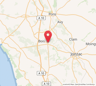 Map of Saint-Genis-de-Saintonge, Nouvelle-Aquitaine