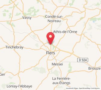 Map of Saint-Georges-des-Groseillers, Normandy