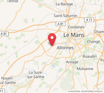 Map of Saint-Georges-du-Bois, Pays de la Loire