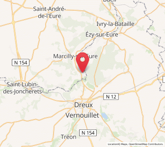 Map of Saint-Georges-Motel, Normandy