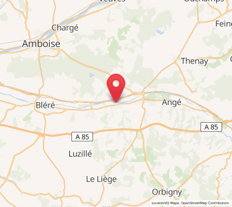 Map of Saint-Georges-sur-Cher, Centre
