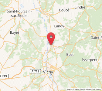 Map of Saint-Germain-des-Fossés, Auvergne-Rhône-Alpes