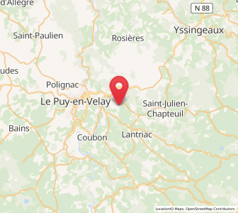 Map of Saint-Germain-Laprade, Auvergne-Rhône-Alpes