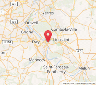 Map of Saint-Germain-lès-Corbeil, Île-de-France