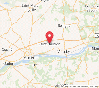 Map of Saint-Herblon, Pays de la Loire