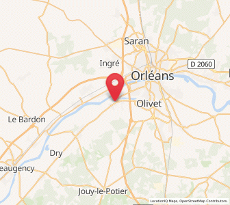 Map of Saint-Hilaire-Saint-Mesmin, Centre