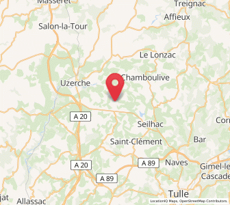 Map of Saint-Jal, Nouvelle-Aquitaine