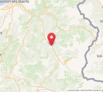 Map of Saint-Jean-d'Aulps, Auvergne-Rhône-Alpes