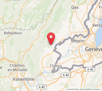 Map of Saint-Jean-de-Gonville, Auvergne-Rhône-Alpes