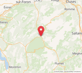 Map of Saint-Jean-de-Sixt, Auvergne-Rhône-Alpes