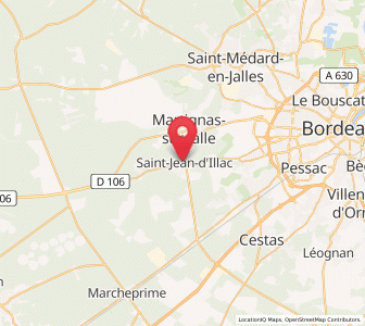 Map of Saint-Jean-d'Illac, Nouvelle-Aquitaine