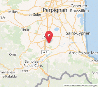 Map of Saint-Jean-Lasseille, Occitanie