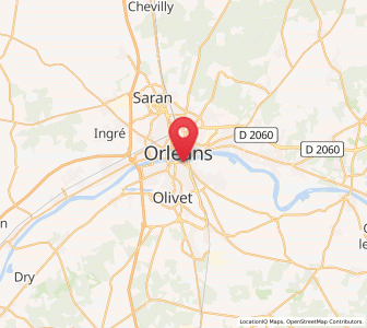 Map of Saint-Jean-le-Blanc, Centre