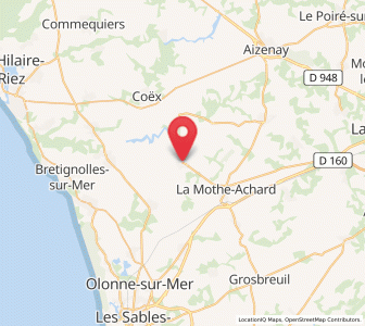 Map of Saint-Julien-des-Landes, Pays de la Loire