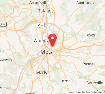 Map of Saint-Julien-lès-Metz, Grand Est