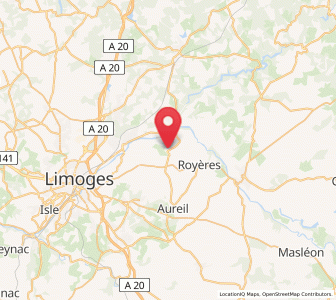 Map of Saint-Just-le-Martel, Nouvelle-Aquitaine