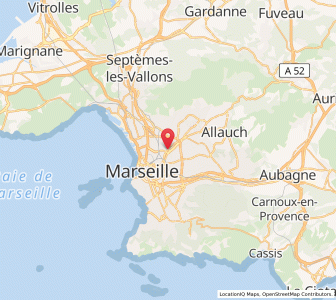 Map of Saint-Just, Provence-Alpes-Côte d'Azur