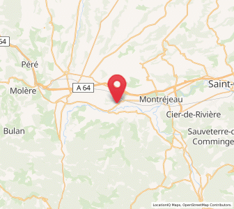 Map of Saint-Laurent-de-Neste, Occitanie