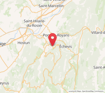 Map of Saint-Laurent-en-Royans, Auvergne-Rhône-Alpes