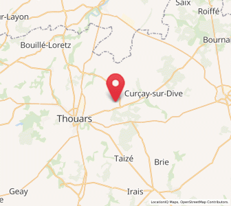 Map of Saint-Léger-de-Montbrun, Nouvelle-Aquitaine