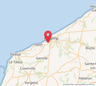 Map of Saint-Léonard, Normandy