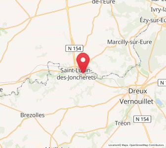 Map of Saint-Lubin-des-Joncherets, Centre